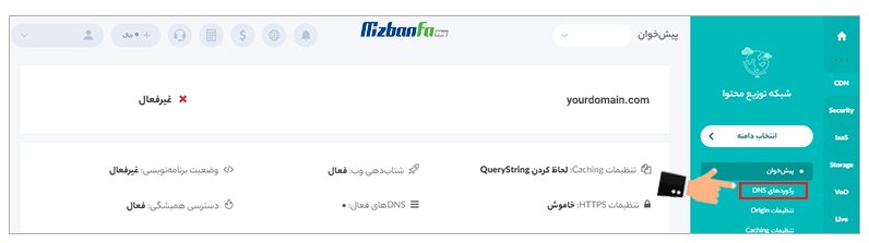آموزش انتقال رکوردهای dns کلودفلر به ابر آروان
